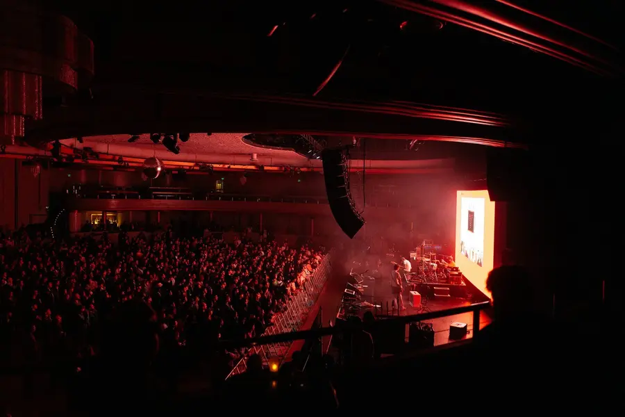 Wide view of the Palladium during A. G. Cook