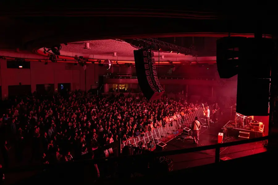Stage and crowd at the Palladium