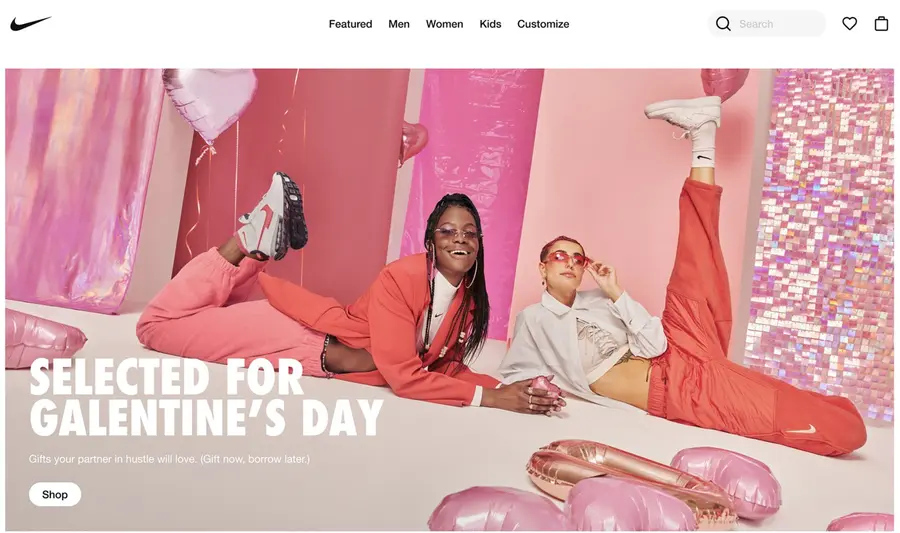 Nike Valentine’s Day campaign still