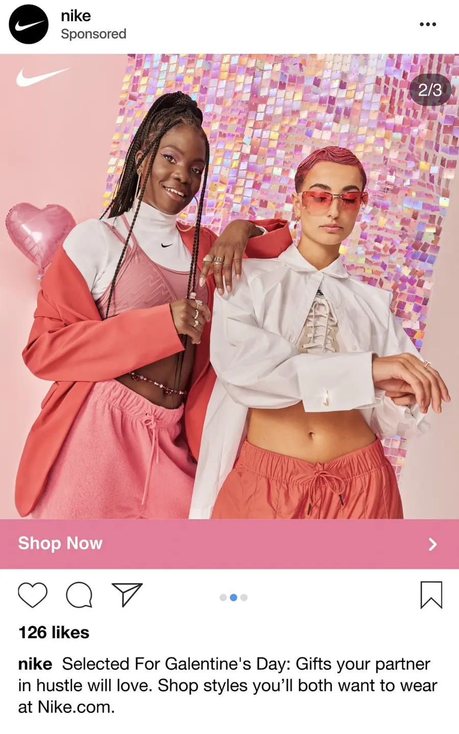 Nike Valentine’s Day campaign still